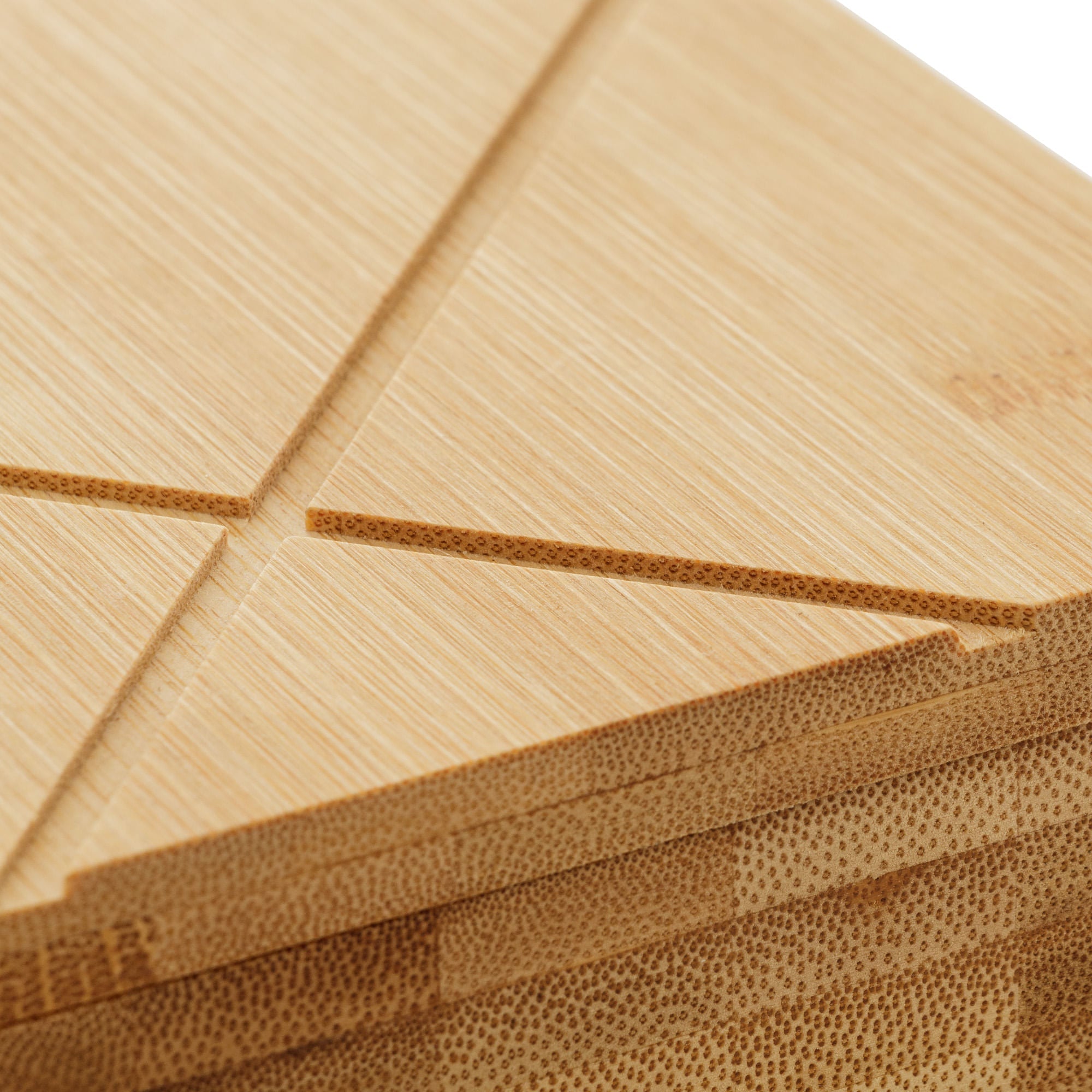 Saleiro Quadrado com Tampa em Bambu 13cm - Ela Decora