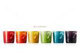Set De 6 Canecas Espresso Cerâmica Gift Collection Le Creuset - 100 ml - Ela Decora