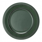 Sousplat Galles Dots Green Antique Verde 33cm - Ela Decora