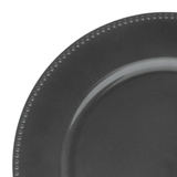 Sousplat Prato de Mesa Shine Cinza Redondo - 33cm - Ela Decora