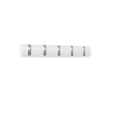 Suporte Cabideiro de Parede Flip 5 Ganchos Branco - Ela Decora