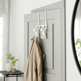 Suporte Cabideiro de Porta Buddy Branco - Ela Decora