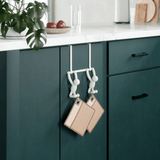 Suporte Cabideiro de Porta Buddy Branco - Ela Decora