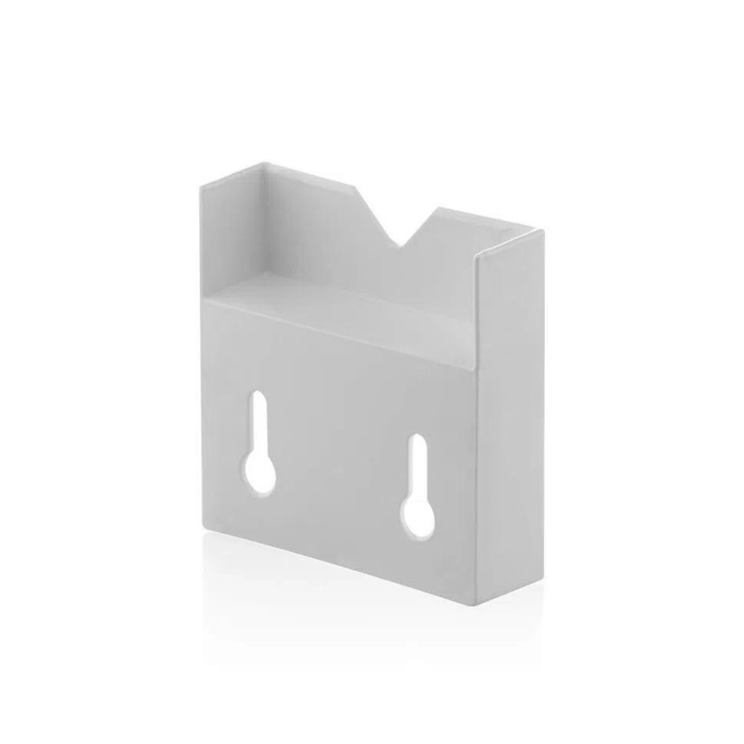 Suporte de Parede para Lixeira Trium Branco - Ela Decora