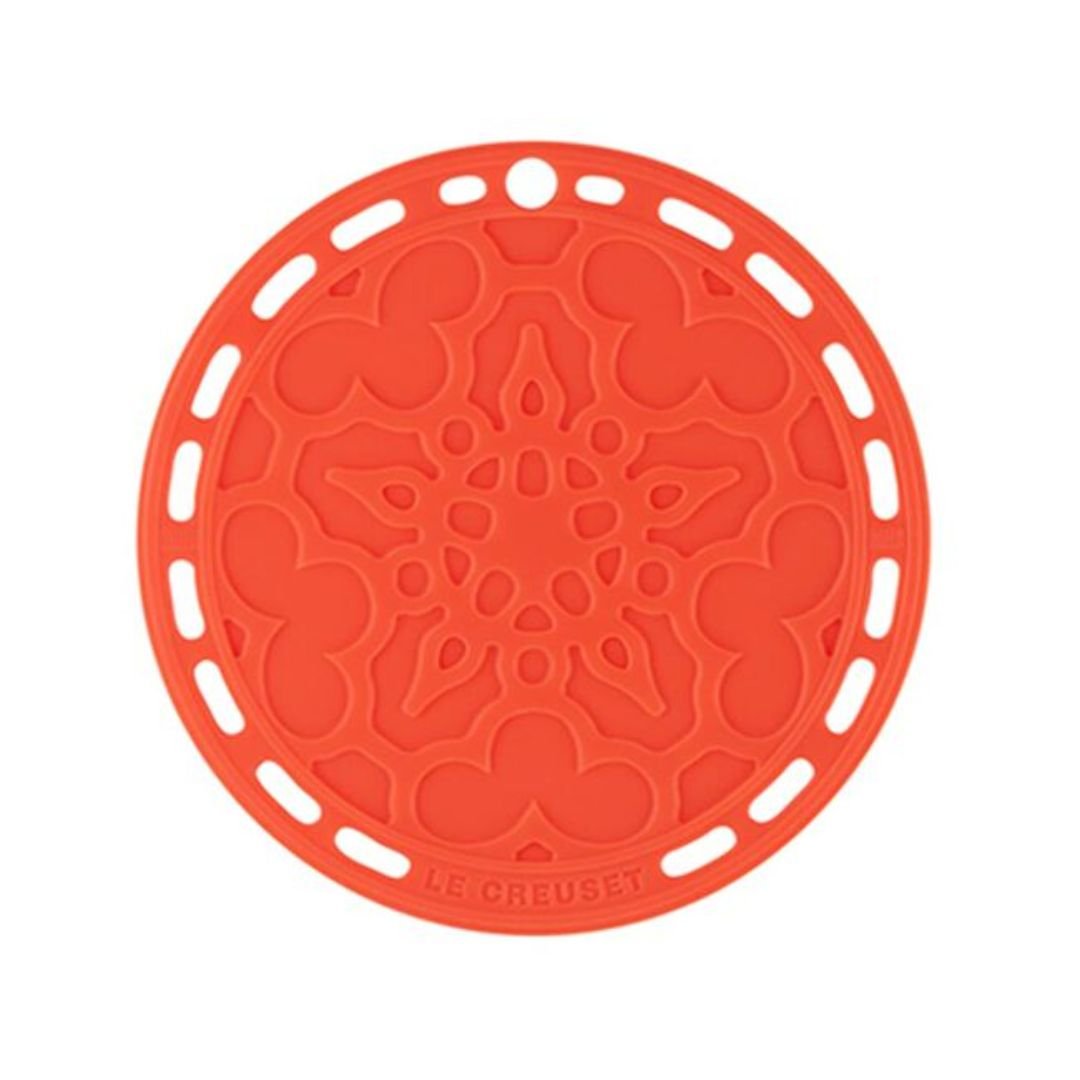 Suporte de Silicone Descanso de Panela French Laranja Le Creuset - Ela Decora