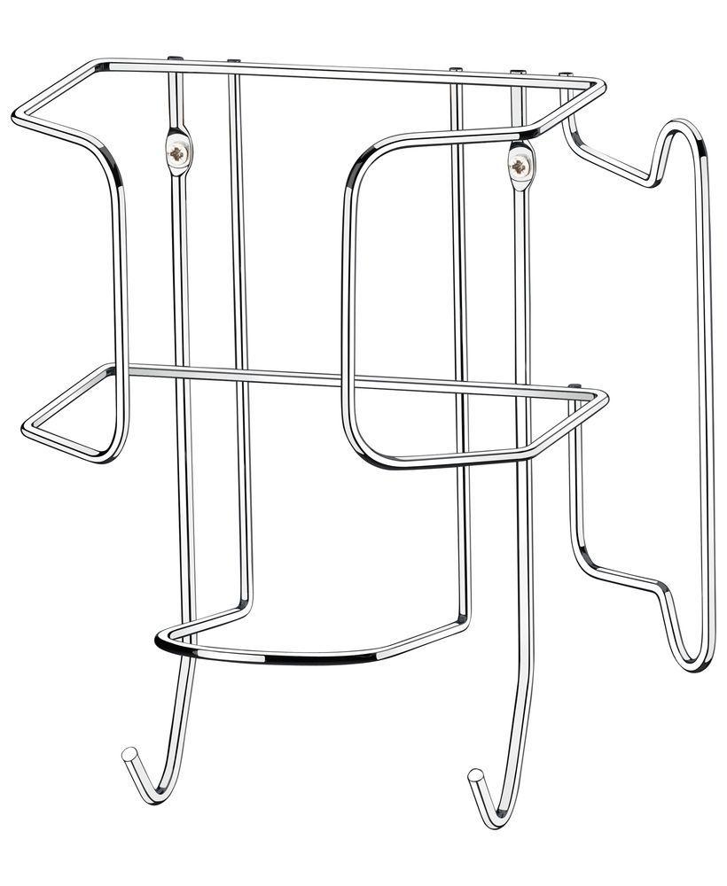 Suporte para Ferro/Tábua de Passar Roupa Cromado - Ela Decora