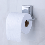 Suporte Para Papel Higiênico Com Ventosa 12,5cm Cromado - Ela Decora