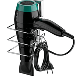 Suporte para Secador de Cabelo Fixação Ventosa Cromado - Ela Decora