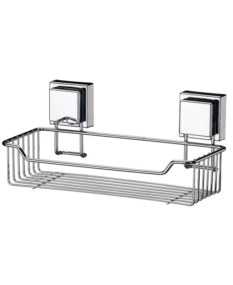 Suporte para Shampoo Aço Inox com Fixação por Ventosas - Ela Decora