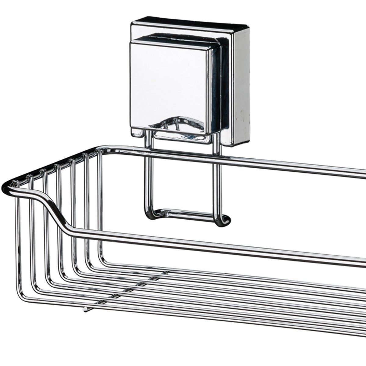 Suporte para Shampoo Aço Inox com Fixação por Ventosas - Ela Decora