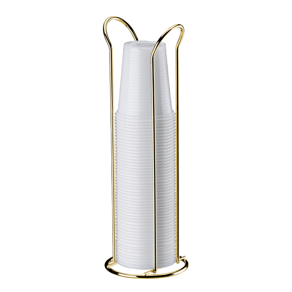 Suporte Porta Copos de Água 200ml Dourado - Ela Decora