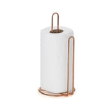Suporte Porta Rolo de Papel Toalha de Mesa Rose Gold - Ela Decora