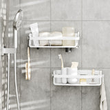 Suporte Porta Shampoo com Ventosa Branco - Ela Decora