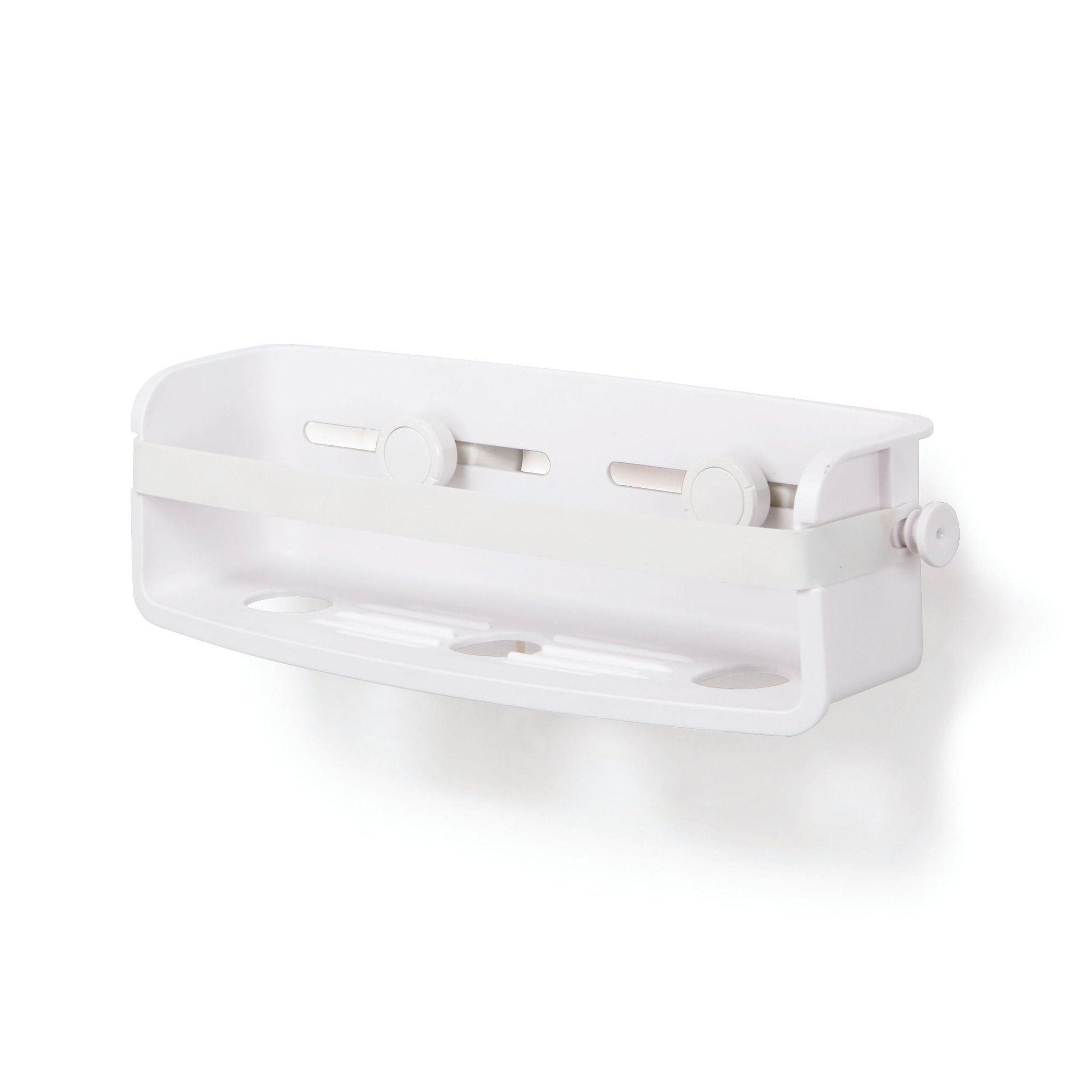 Suporte Porta Shampoo com Ventosa Branco - Ela Decora