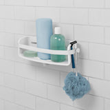 Suporte Porta Shampoo com Ventosa Branco - Ela Decora