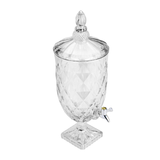 Suqueira de Cristal Diamond 4,7 Litros - Ela Decora