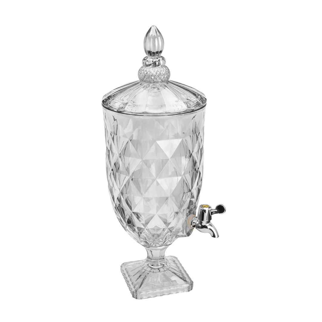 Suqueira de Cristal Diamond 4,7 Litros - Ela Decora