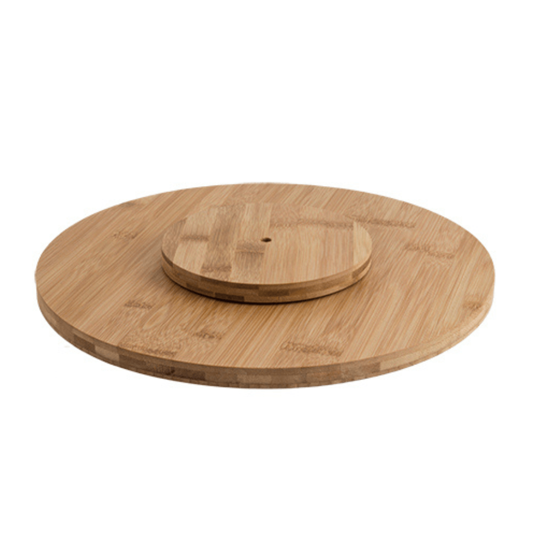 Tábua com Base Giratória em Bambu Ecokitchen 35cm - Ela Decora