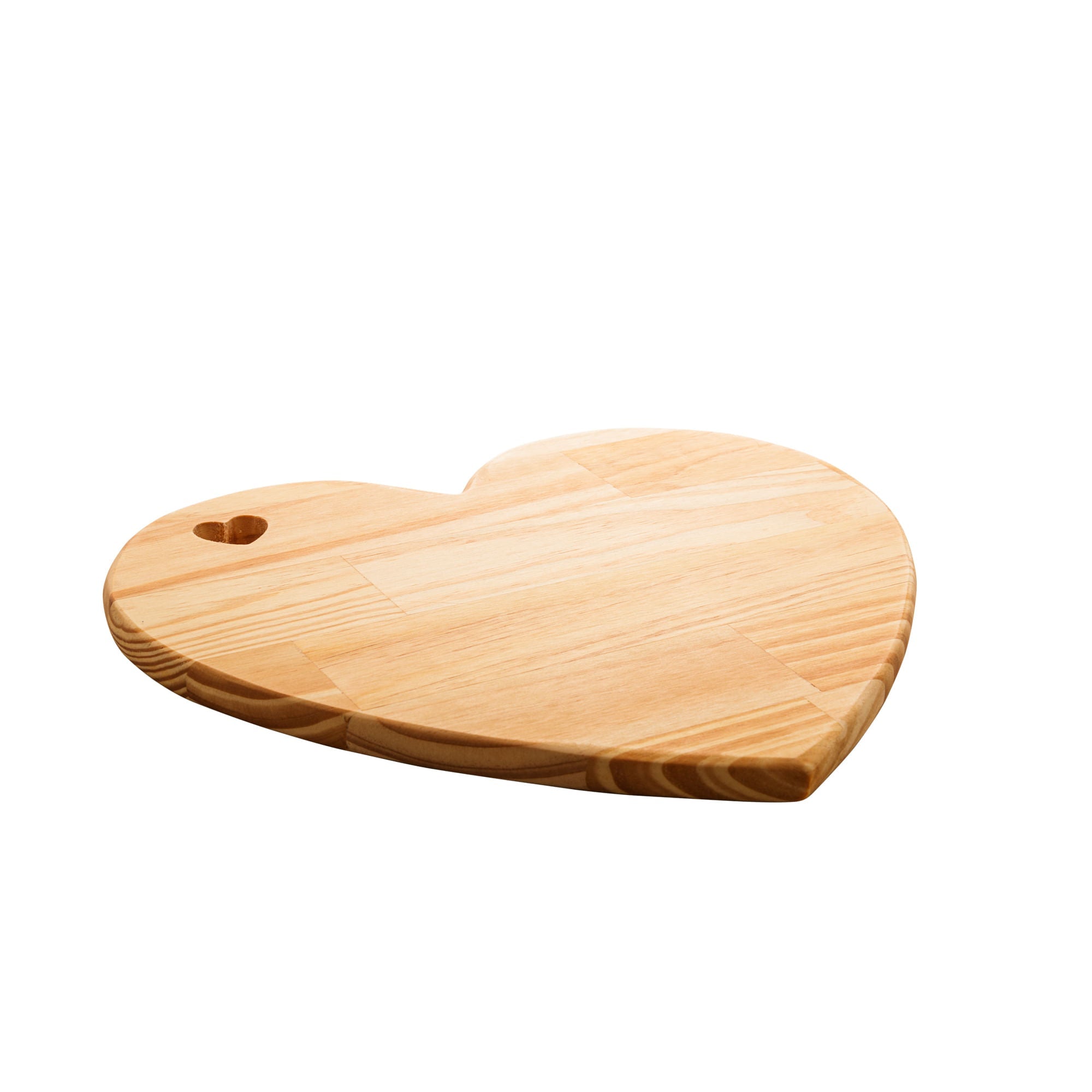 Tábua de Madeira Coração Pinus 33cm - Ela Decora