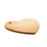 Tábua de Madeira Coração Pinus 33cm - Ela Decora