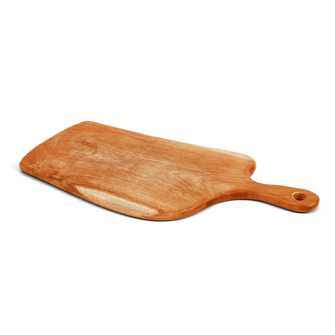 Tábua Decorativa Madeira Teca 43cm - Ela Decora