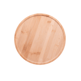 Tábua Giratória Redonda de Bambu 30cm - Ela Decora