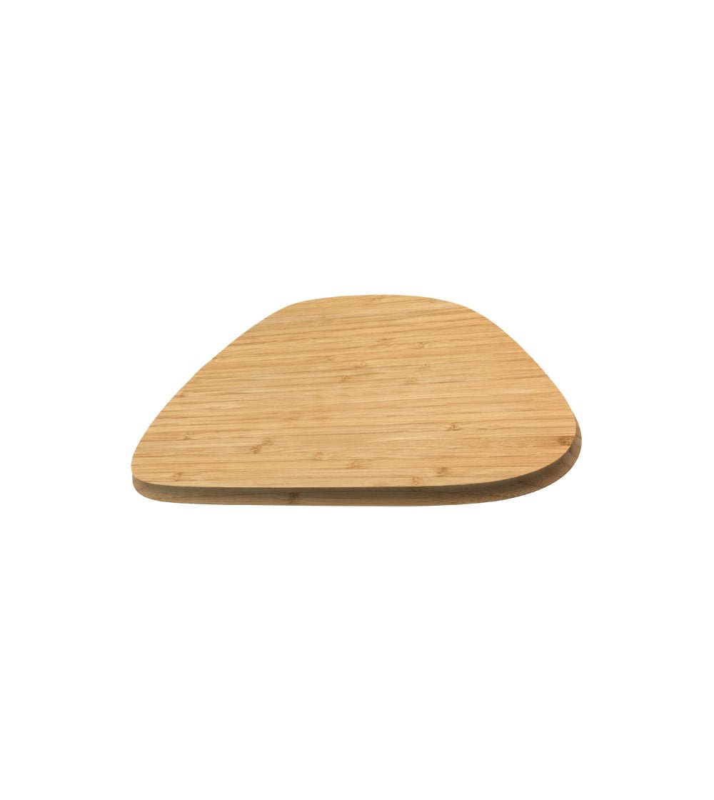 Tabua Irregular de Bambu Natural 35cm - Ela Decora