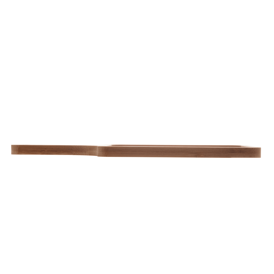 Tábua Para Servir em Bambu com Cabo 50cm x 15cm - Ela Decora