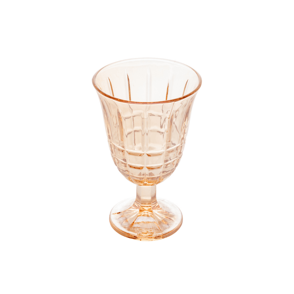 Taça Para Água De Vidro Calcutá Âmbar - 250ml - Ela Decora