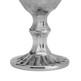 Taça Para Água De Vidro Cinza Fumê Metalizado Diamond - 325 ml - Ela Decora