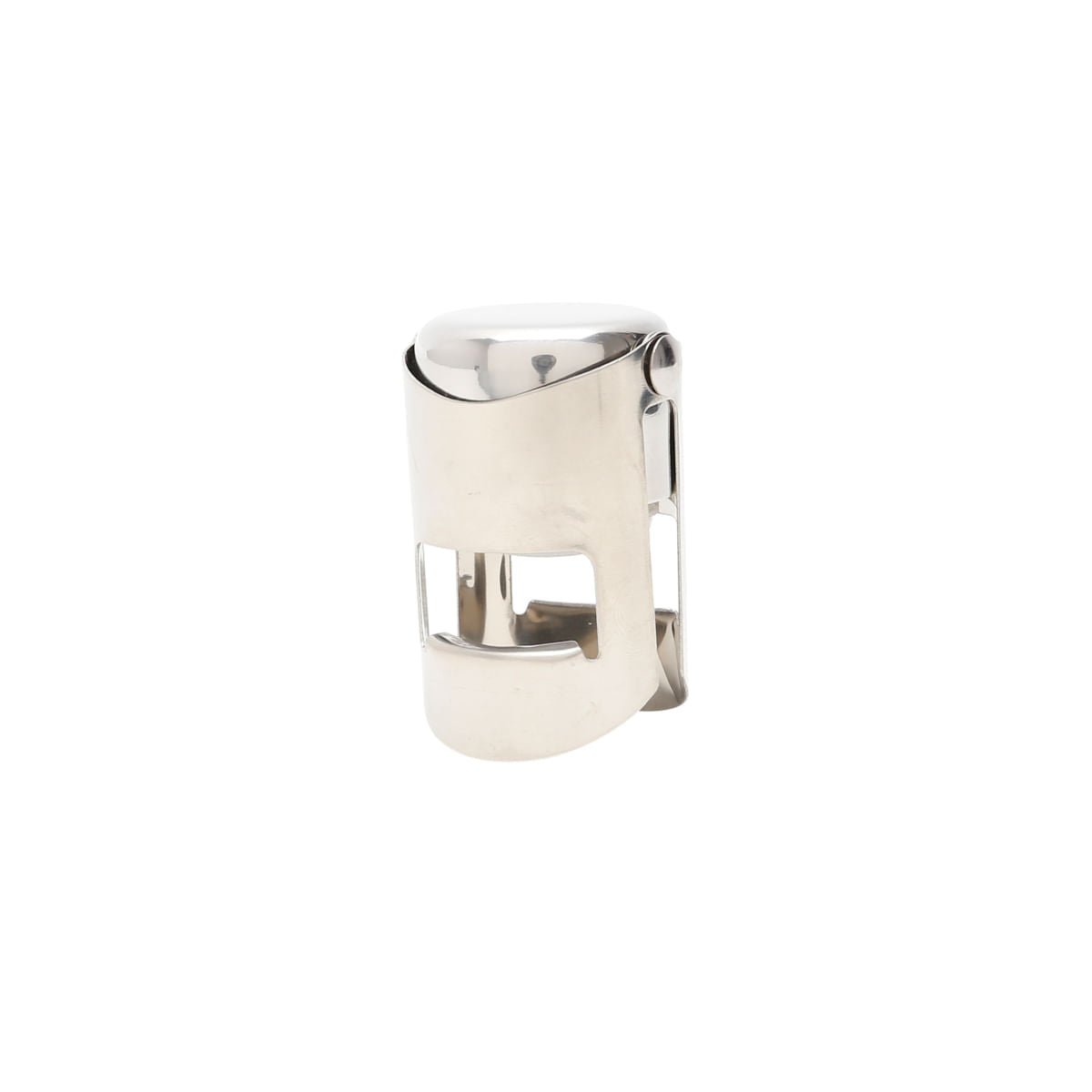 Tampa com Pressão para Champanhe em Aço Inox - Ela Decora
