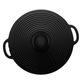 Tampa de Silicone para Panela 27cm Preta - Ela Decora
