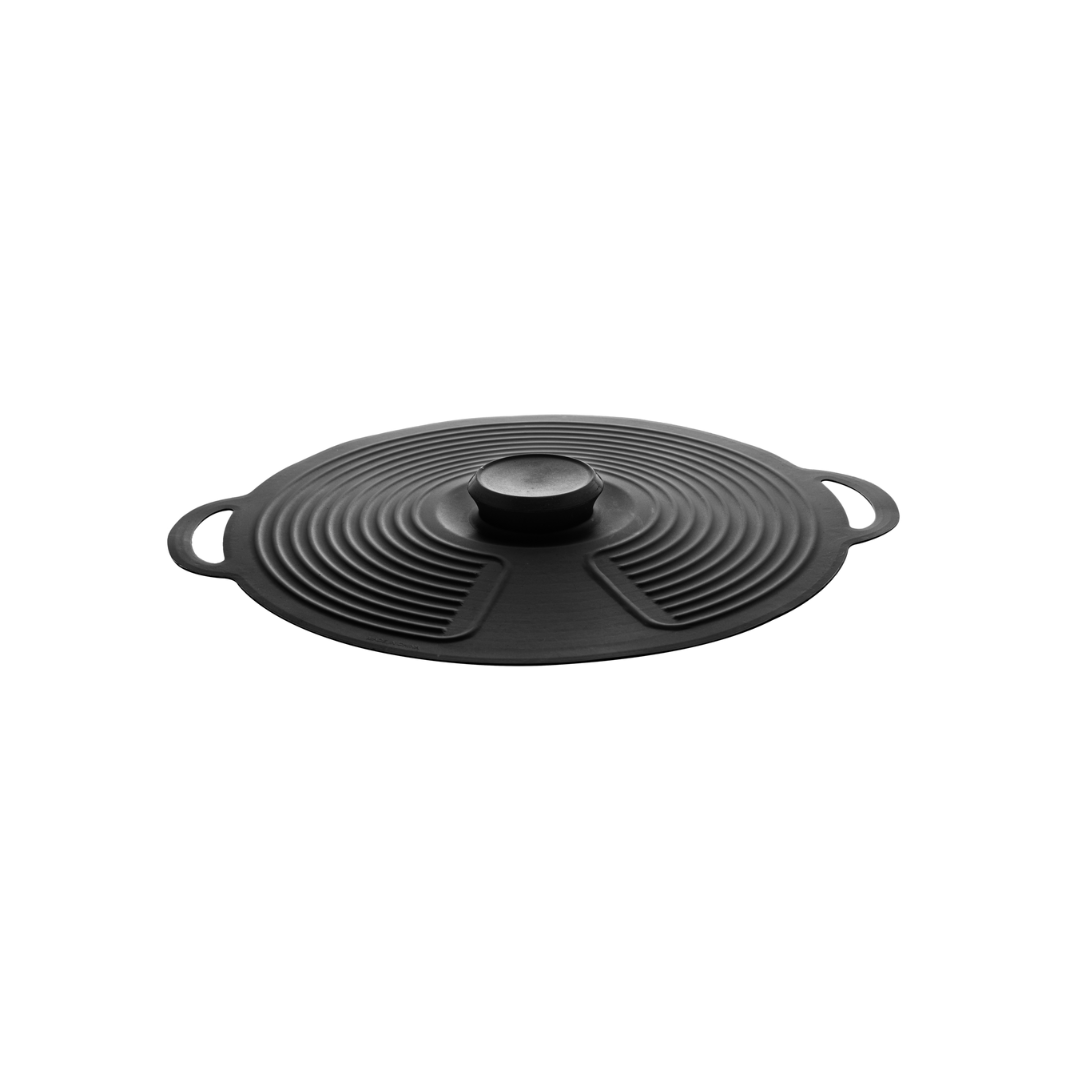 Tampa de Silicone para Panela Preta 23cm - Ela Decora