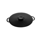 Tampa de Silicone para Panela Preta 23cm - Ela Decora