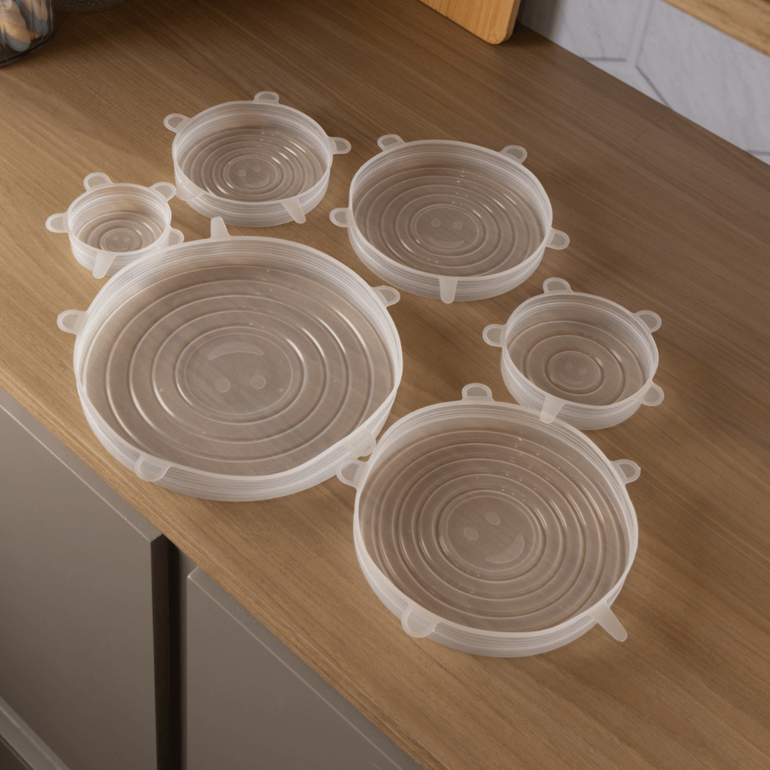 Jogo de Tampas de Silicone 6 Peças