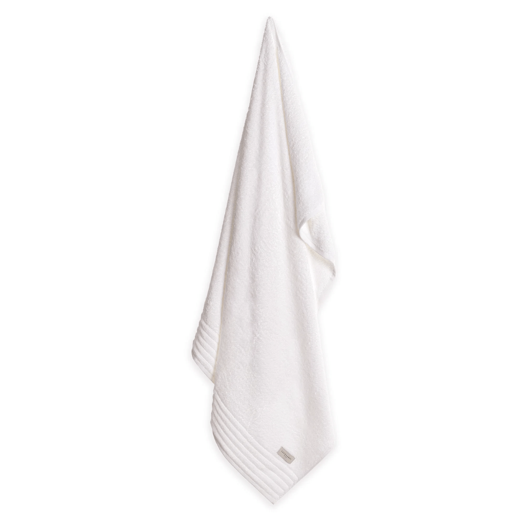 Toalha de Banho Imperiale em Algodão Branca 1,40m x 87cm Trussardi - Ela Decora