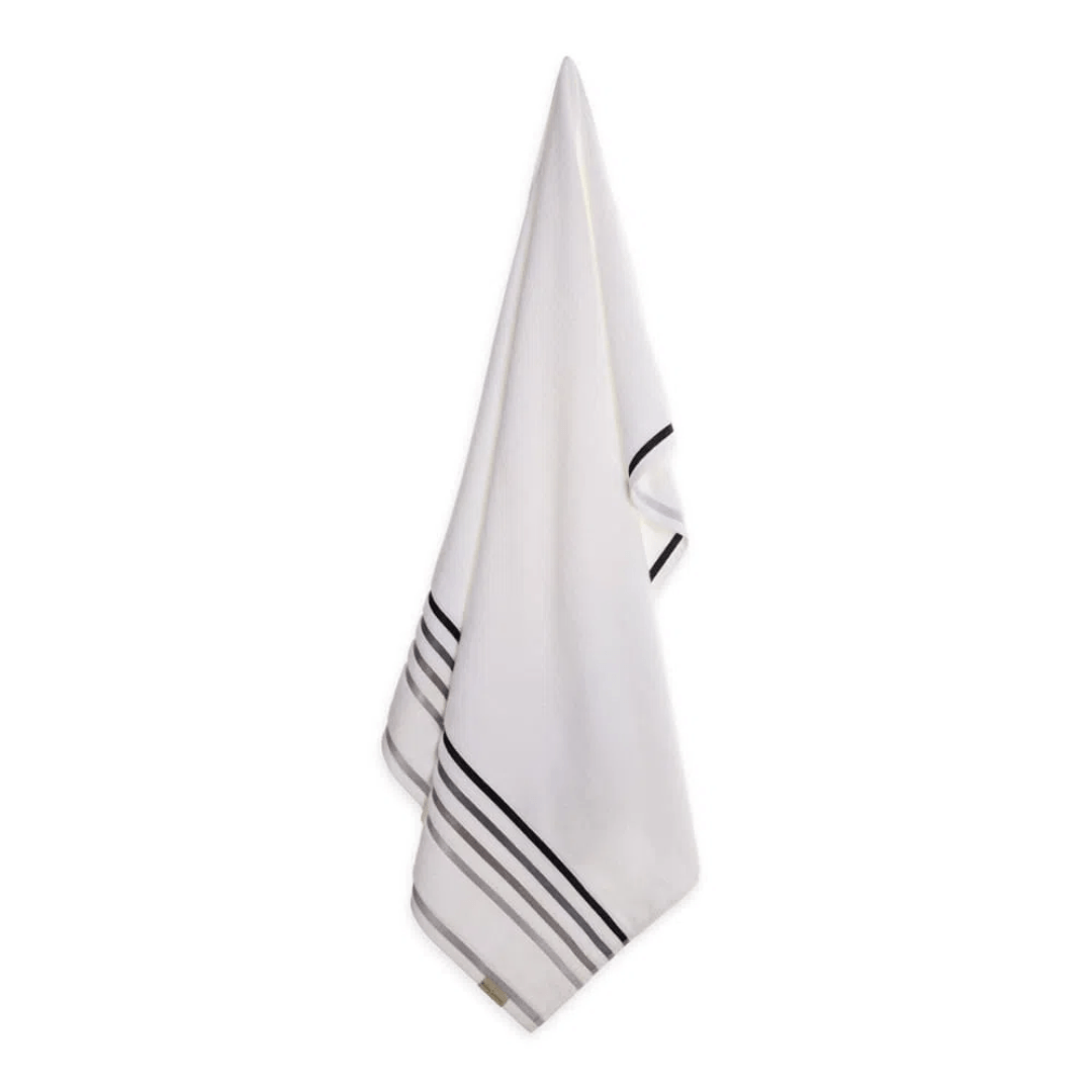 Toalha de Banho Lumina em Algodão Branca 1,40m x 70cm Karsten - Ela Decora