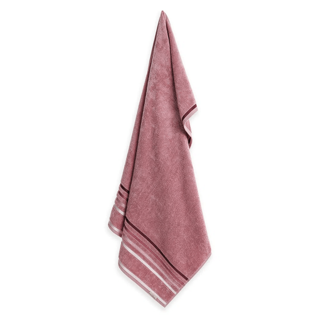 Toalha de Banho Lumina em Algodão Rosa Retrô 1,40m x 70cm Karsten - Ela Decora