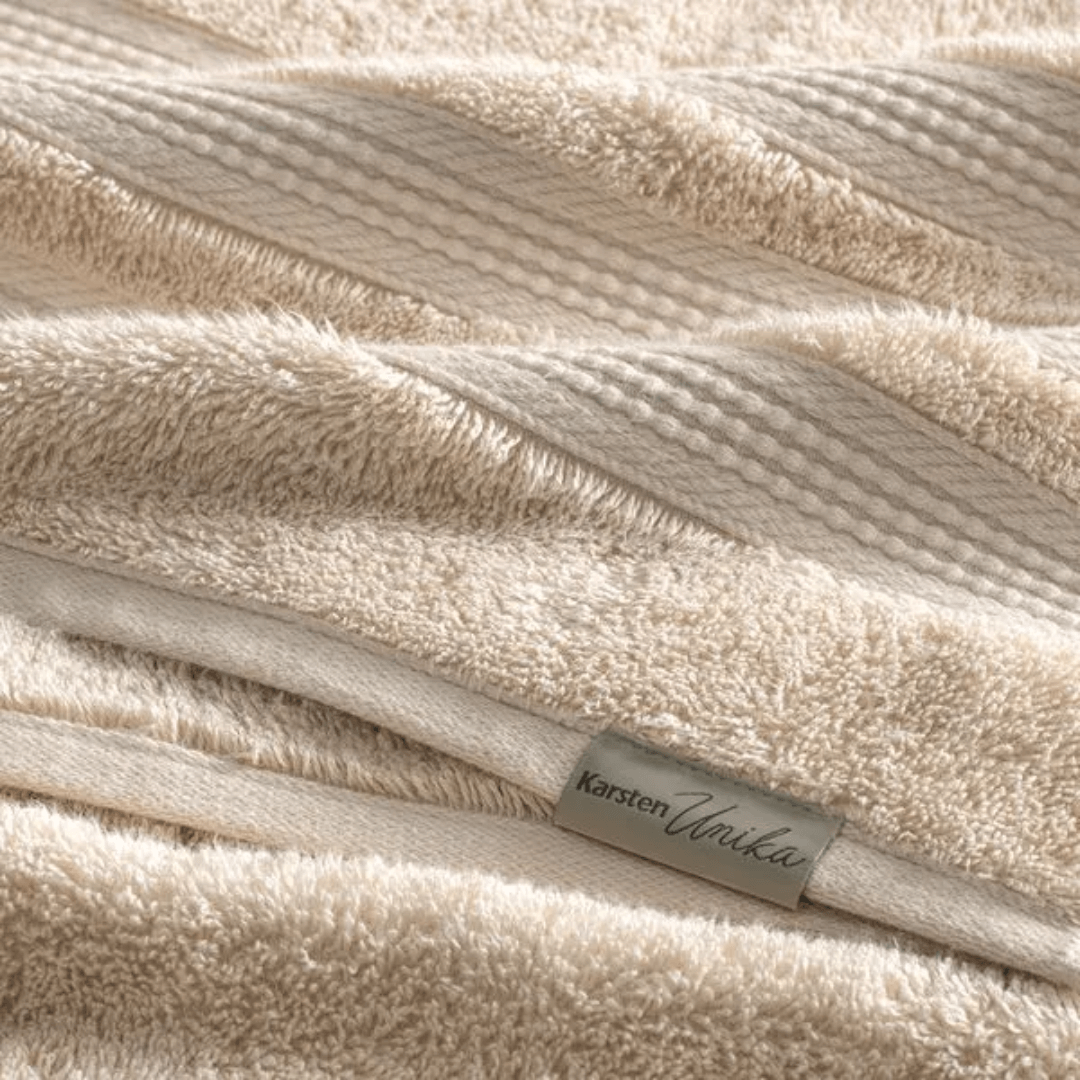 Toalha de Banho Suprema em Algodão Bege 1,40m x 70cm Macio Karsten - Ela Decora