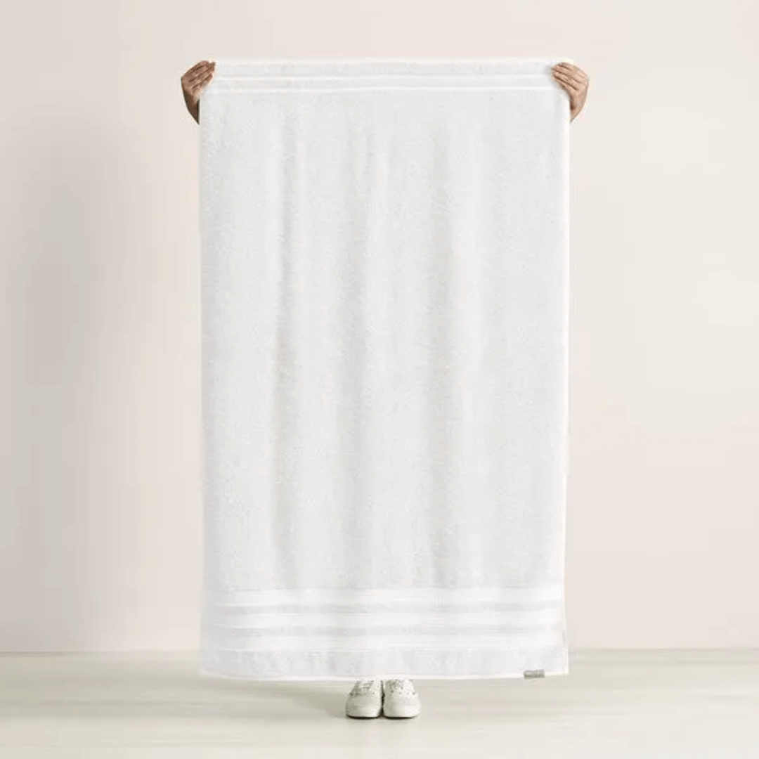 Toalha de Banho Suprema em Algodão Branca 1,40m x 70cm Macio Karsten - Ela Decora