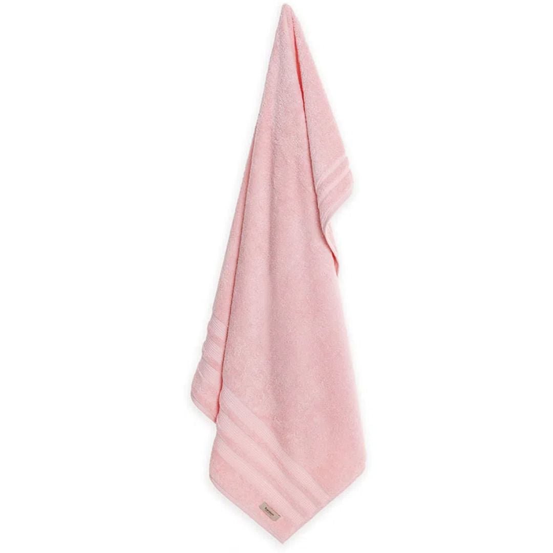 Toalha de Banho Suprema em Algodão Rosa 1,40m x 70cm Macio Karsten - Ela Decora