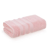 Toalha de Banho Suprema em Algodão Rosa 1,40m x 70cm Macio Karsten - Ela Decora