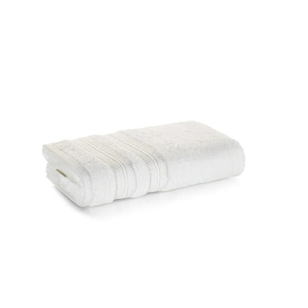 Toalha de Lavabo Unika em Algodão 50cm x 30cm Branca Macio Karsten - Ela Decora
