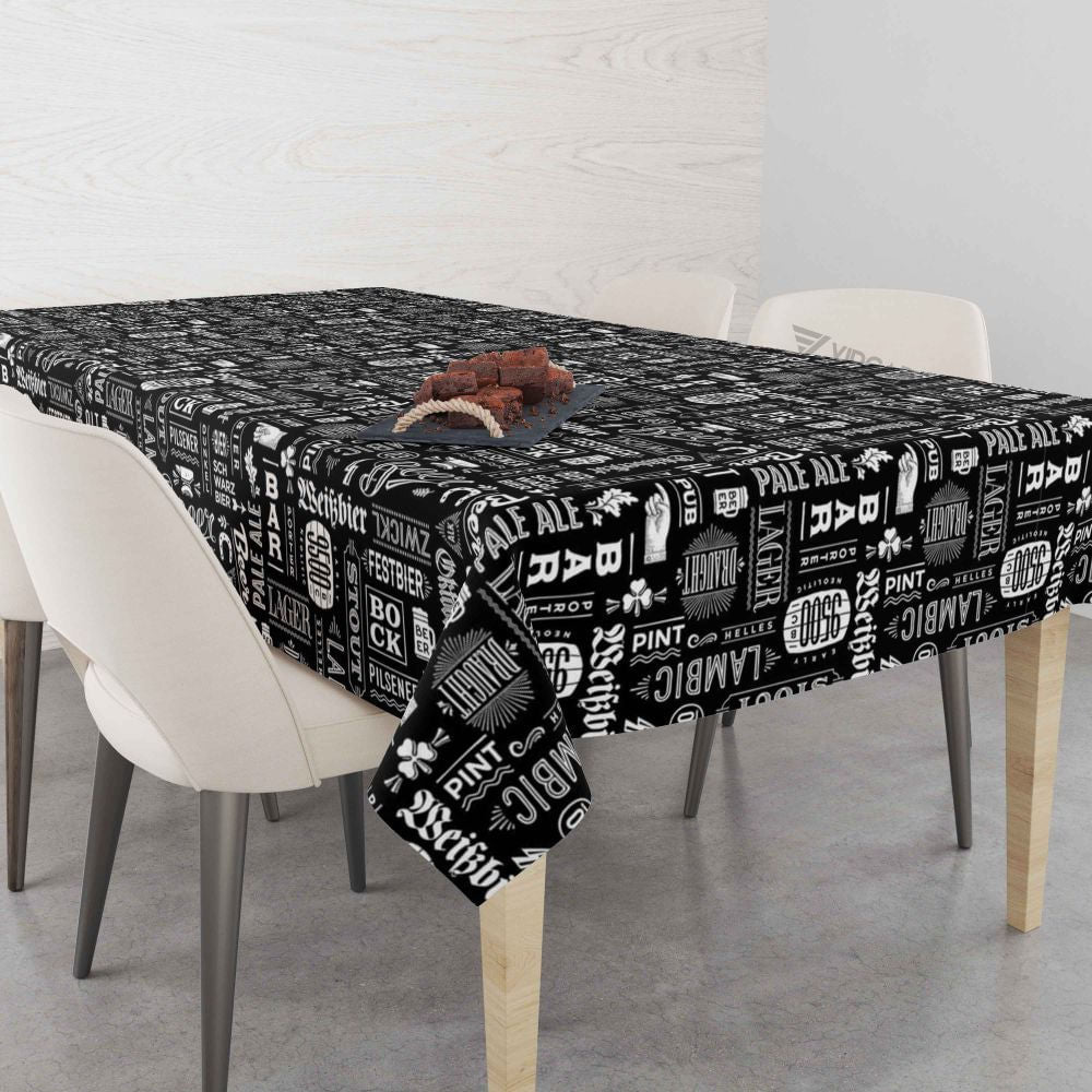 Toalha de Mesa Boteco Retangular 200 x 140 - Ela Decora