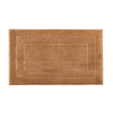 Toalha de Piso Solare em Algodão Marrom Avelã 80cm x 48cm Macio Karsten - Ela Decora