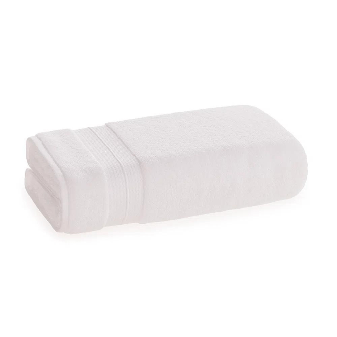 Toalha de Rosto Branca Suprema em Algodão 80cm x 48cm Macio Karsten - Ela Decora