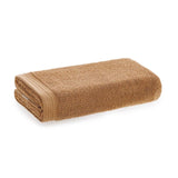Toalha de Rosto Imperial em Algodão Marrom Avelã 80cm x 48cm Macio Karsten - Ela Decora
