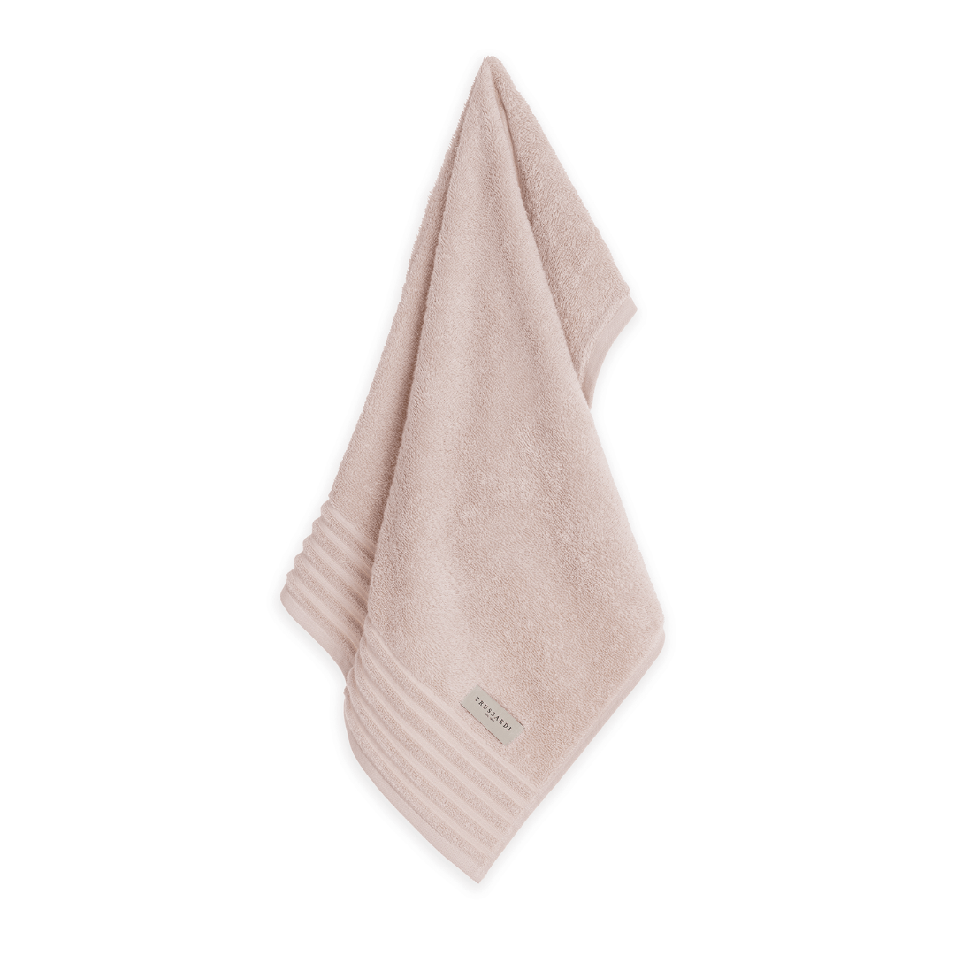 Toalha de Rosto Imperiale em Algodão Soft Rose 80cm x 48cm Trussardi - Ela Decora