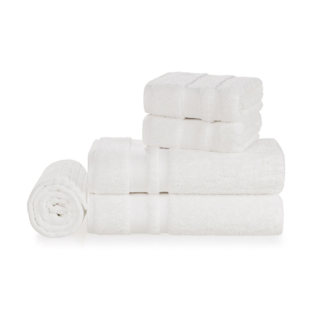 Toalha de Rosto Lorenzi em Algodão Branca 80cm x 48cm Trussardi - Ela Decora