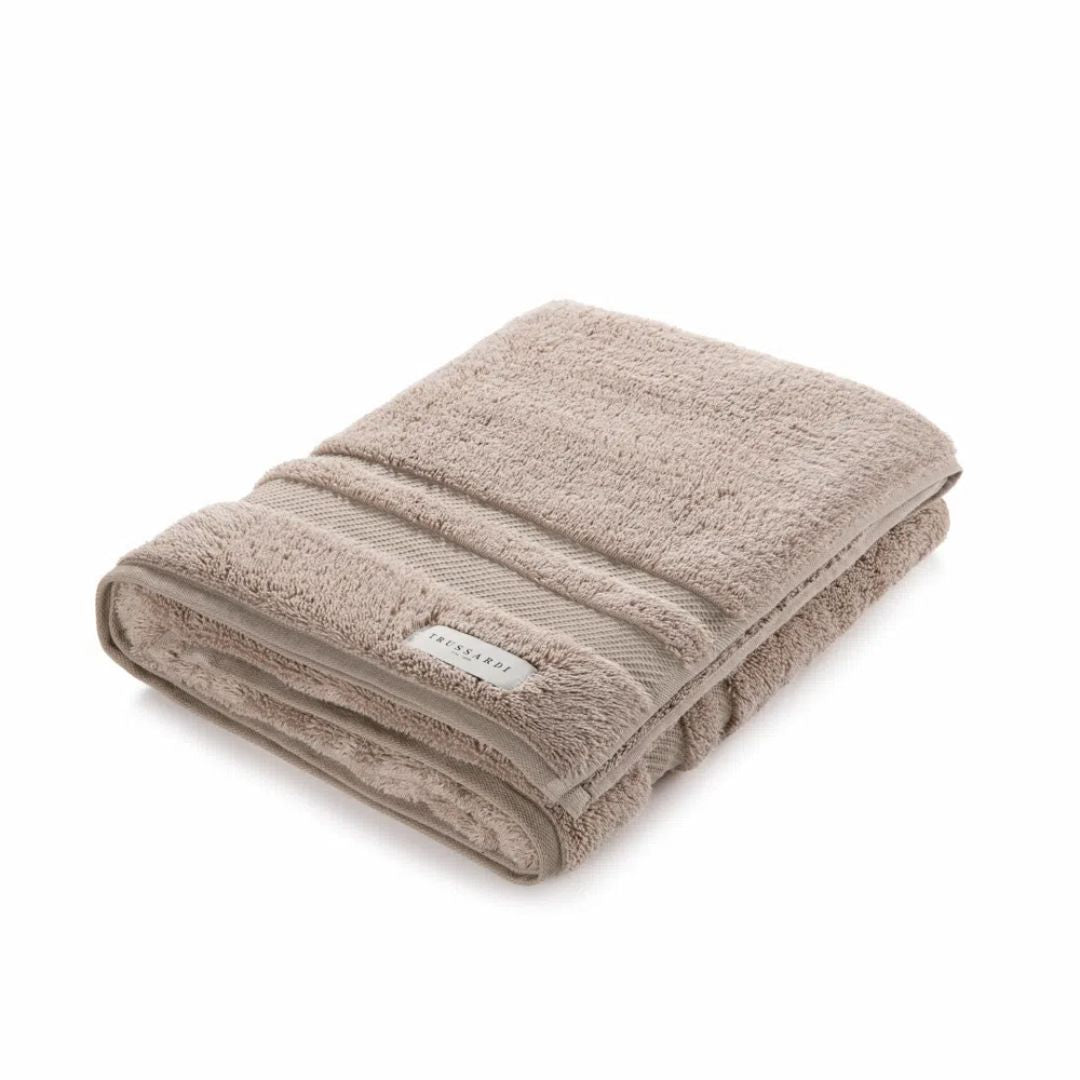 Toalha de Rosto Lorenzi em Algodão Legno 80cm x 48cm Trussardi - Ela Decora